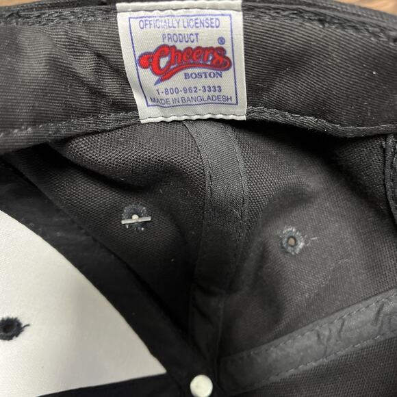 Vintage Cheers Boston Strapback Adjustable Hat Cap TV Show Dad Men Women Black - Picture 8 of 8